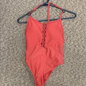 Xhilaration Kids Red One Piece Bodysuit